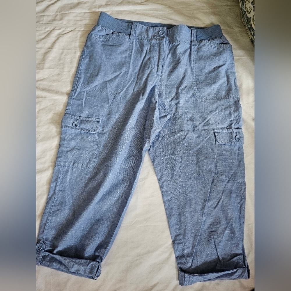 Talbots 100% Cotton Capri Pants. Size 8P